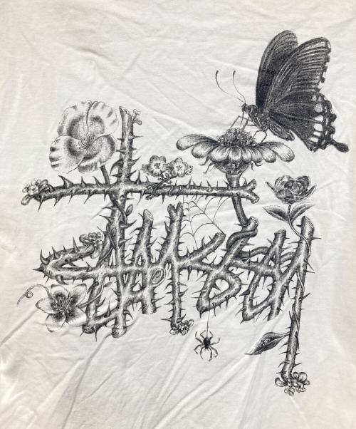 stussy（ステューシー）stussy (ステューシー) IN BLOOM TEE/イン ブルーム ティー ホワイト サイズ:SIZE Mの古着・服飾アイテム