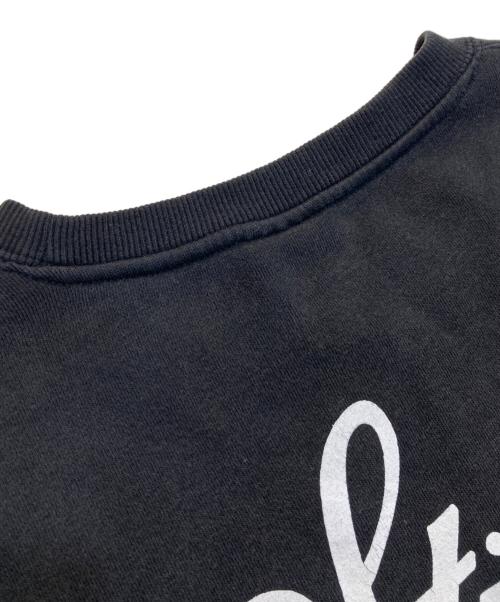 stussy（ステューシー）stussy (ステューシー) ロゴ刺繍スウェット ブラック サイズ:Mの古着・服飾アイテム