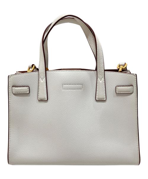 TORY BURCH（トリーバーチ）TORY BURCH (トリーバーチ) 2WAYレザーバッグ ホワイトの古着・服飾アイテム