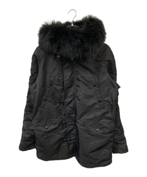 ALPHA（アルファ）ALPHA (アルファ) N-3B JACKET ブラック サイズ:SIZE Lの古着・服飾アイテム