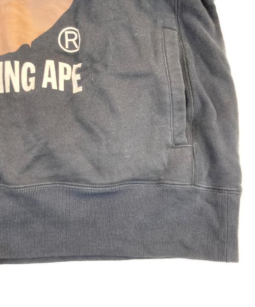 A BATHING APE（ア ベイシング エイプ）A BATHING APE (ア ベイシング エイプ) プリントパーカー ブラック サイズ:SIZE Mの古着・服飾アイテム