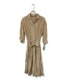 DAMA collection（ダーマコレクション）の古着「シャツワンピース」｜ベージュ