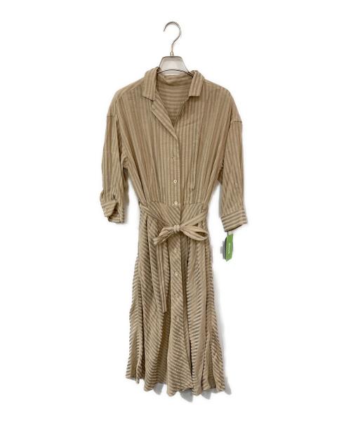 DAMA collection（ダーマコレクション）DAMA collection (ダーマコレクション) シャツワンピース ベージュ サイズ:11ARの古着・服飾アイテム