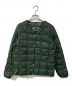 TAIONタイオン）の古着「インナーダウンジャケット」｜グリーン