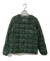 TAION（タイオン）の古着「インナーダウンジャケット」｜グリーン