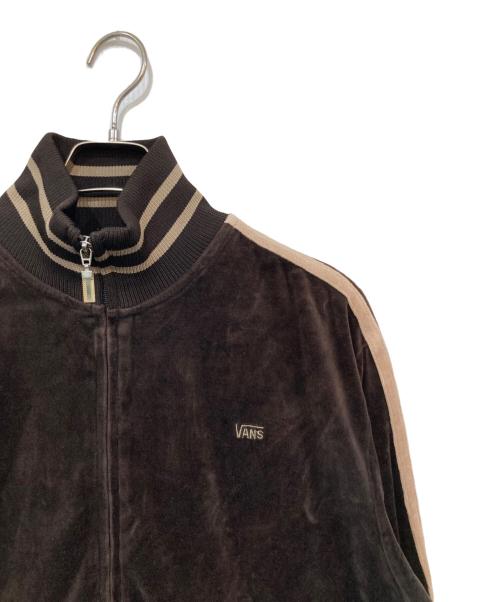 VANS（ヴァンズ）VANS (バンズ) ベロアトラックジャケット ブラウン サイズ:SIZE Lの古着・服飾アイテム