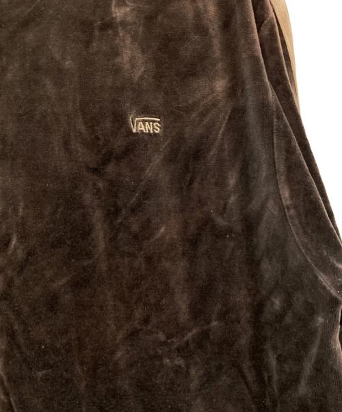 VANS（ヴァンズ）VANS (バンズ) ベロアトラックジャケット ブラウン サイズ:SIZE Lの古着・服飾アイテム
