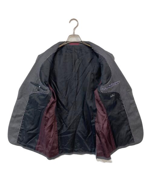PAUL SMITH（ポールスミス）Paul Smith (ポールスミス) 裏地花柄セットアップスーツ グレー サイズ:XLの古着・服飾アイテム