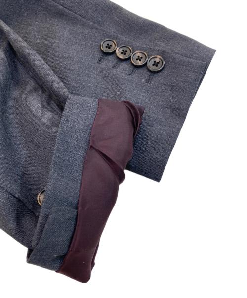 PAUL SMITH（ポールスミス）Paul Smith (ポールスミス) 裏地花柄セットアップスーツ グレー サイズ:XLの古着・服飾アイテム