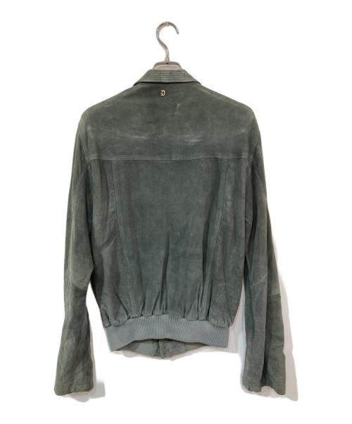 DONDUP（ダンダップ）DONDUP (ダンダップ) スウェードジャケット グリーン サイズ:52の古着・服飾アイテム