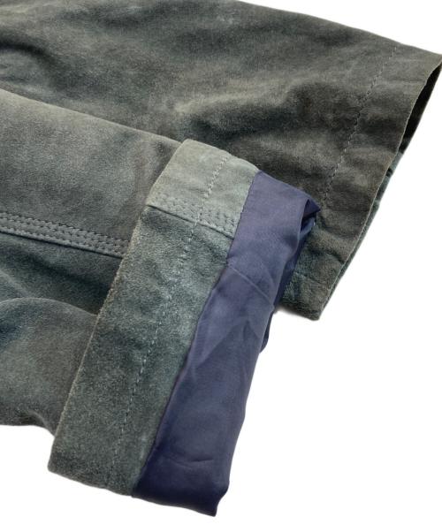 DONDUP（ダンダップ）DONDUP (ダンダップ) スウェードジャケット グリーン サイズ:52の古着・服飾アイテム