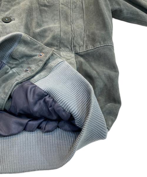 DONDUP（ダンダップ）DONDUP (ダンダップ) スウェードジャケット グリーン サイズ:52の古着・服飾アイテム