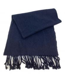 JOHNSTONS（ジョンストンズ）の古着「カシミヤストール」｜ネイビー