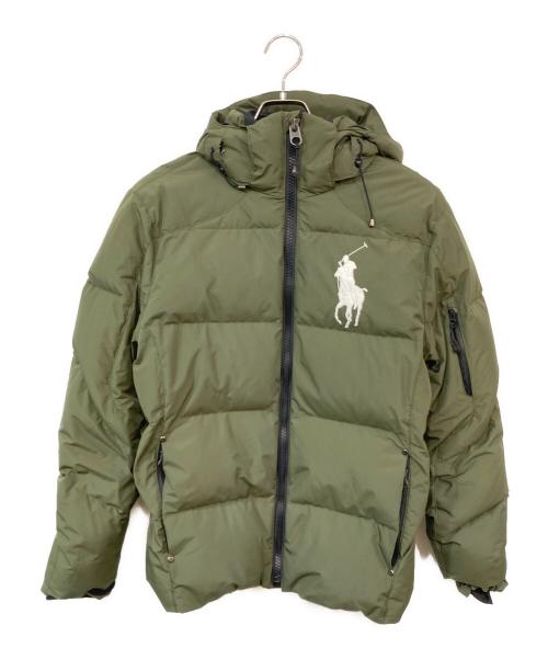 POLO RALPH LAUREN（ポロ・ラルフローレン）POLO RALPH LAUREN (ポロ・ラルフローレン) ダウンジャケット カーキ サイズ:SIZE Sの古着・服飾アイテム