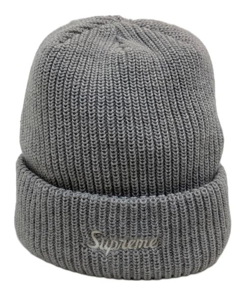 SUPREME（シュプリーム）SUPREME (シュプリーム) ニット帽 グレーの古着・服飾アイテム