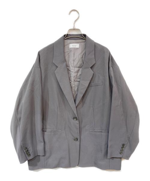 emmi atelier（エミアトリエ）emmi atelier (エミアトリエ) テーラードオーバージャケット グレー サイズ:1の古着・服飾アイテム