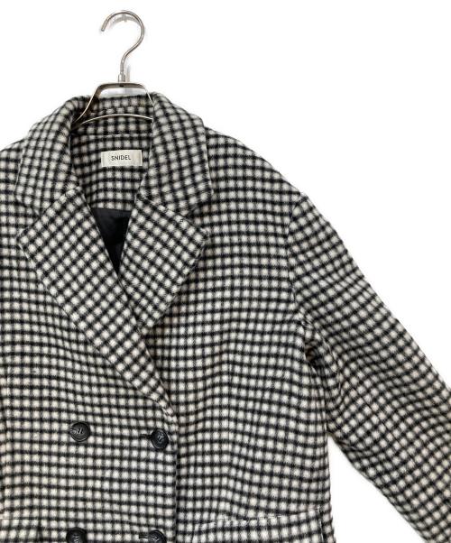 Snidel（スナイデル）Snidel (スナイデル) ウールオーバージャケット グレーの古着・服飾アイテム