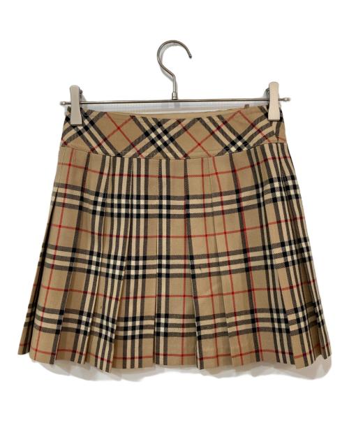 BURBERRY BLUE LABEL（バーバリーロンドンブルーレーベル）BURBERRY BLUE LABEL (バーバリーロンドンブルーレーベル) ノヴァチェックラップスカート ベージュ サイズ:SIZE 36の古着・服飾アイテム