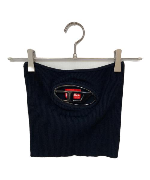 DIESEL（ディーゼル）DIESEL (ディーゼル) M-CLARKSVILLE ニットチューブトップ ブラック サイズ:Sの古着・服飾アイテム