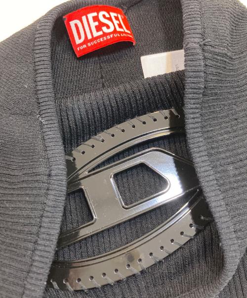DIESEL（ディーゼル）DIESEL (ディーゼル) M-CLARKSVILLE ニットチューブトップ ブラック サイズ:Sの古着・服飾アイテム