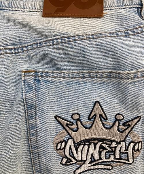 9090（9090）9090 (9090) Studs ハーフパンツ インディゴ サイズ:SIZE Lの古着・服飾アイテム