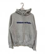 thisisneverthatディスイズネバーザット）の古着「T-Logo Hoodie/Tロゴフーディー」｜グレー