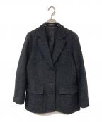 MARGARET HOWELLマーガレットハウエル）の古着「ウール 3B テーラードジャケット」｜ブラック
