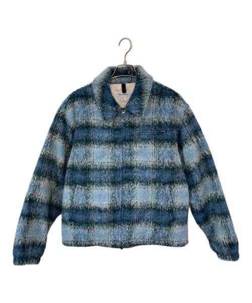 thisisneverthat（ディスイズネバーザット）thisisneverthat (ディスイズネバーザット) Brushed Check Jacket スカイブルー サイズ:Mの古着・服飾アイテム