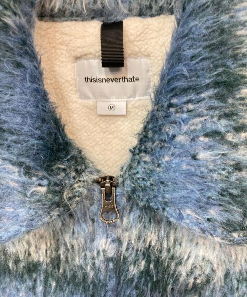 thisisneverthat（ディスイズネバーザット）thisisneverthat (ディスイズネバーザット) Brushed Check Jacket スカイブルー サイズ:Mの古着・服飾アイテム