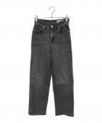 DIESELディーゼル）の古着「WIDEEデニムパンツ」｜ブラック