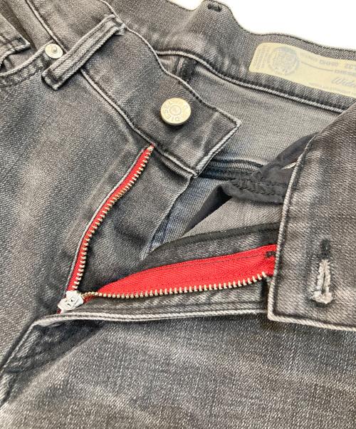 DIESEL（ディーゼル）DIESEL (ディーゼル) WIDEEデニムパンツ ブラック サイズ:SIZE 24の古着・服飾アイテム