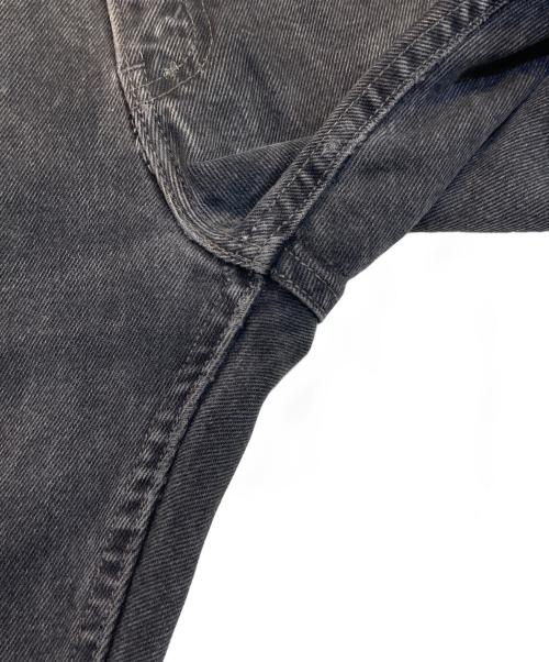 LEVI'S（リーバイス）LEVI'S (リーバイス) 505ペイントブラックデニムパンツ ブラック サイズ:W34の古着・服飾アイテム