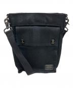 PORTERポーター）の古着「TANGO BLACK  SHOULDER BAG(S)」｜ブラック