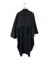 UNITED TOKYO (ユナイテッドトーキョー) オブリークカッティングケープコート ブラック：8000円