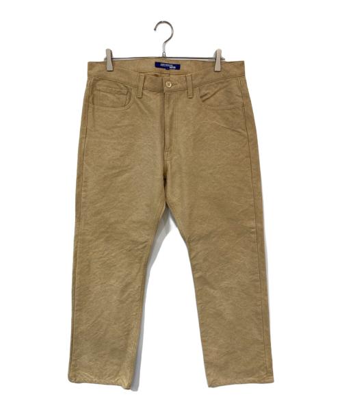 COMME des GARCONS JUNYA WATANABE MAN（コム デ ギャルソン ジュンヤ ワタナベ マン）COMME des GARCONS JUNYA WATANABE MAN (コム デ ギャルソン ジュンヤ ワタナベ マン) デニムパンツ ベージュ サイズ:Lの古着・服飾アイテム