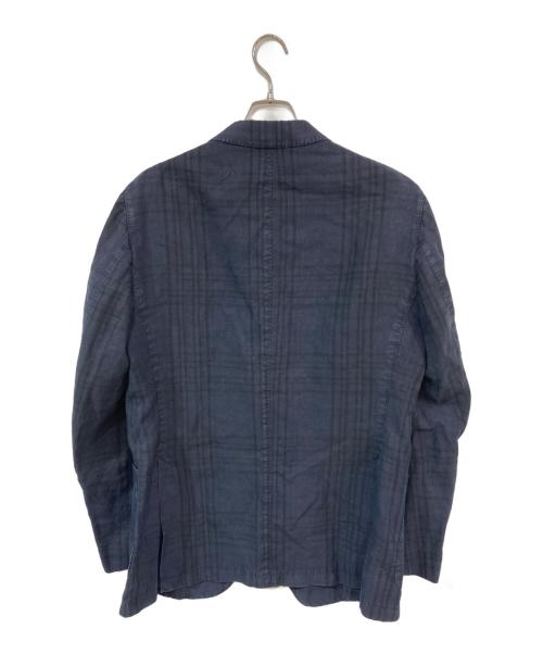 BOGLIOLI（ボリオリ）BOGLIOLI (ボリオリ) コットンリネンテーラードジャケット ネイビー サイズ:54の古着・服飾アイテム