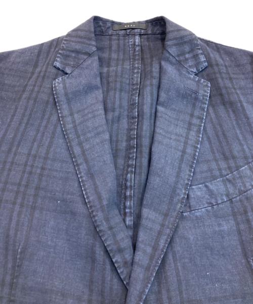 BOGLIOLI（ボリオリ）BOGLIOLI (ボリオリ) コットンリネンテーラードジャケット ネイビー サイズ:54の古着・服飾アイテム