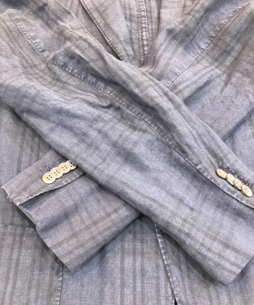 BOGLIOLI（ボリオリ）BOGLIOLI (ボリオリ) コットンリネンテーラードジャケット ネイビー サイズ:54の古着・服飾アイテム