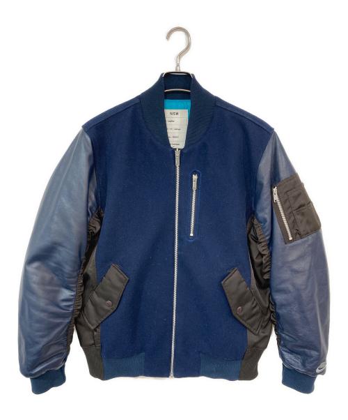 NIKE（ナイキ）NIKE (ナイキ) WHITE SPACE DESTROYER JACKET ネイビー×ブラウン サイズ:Lの古着・服飾アイテム