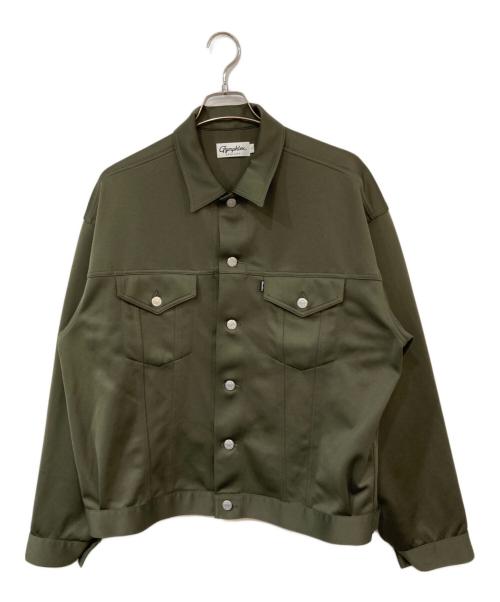 Gymphlex（ジムフレックス）Gymphlex (ジムフレックス) シャツジャケット カーキ サイズ:SIZE Lの古着・服飾アイテム