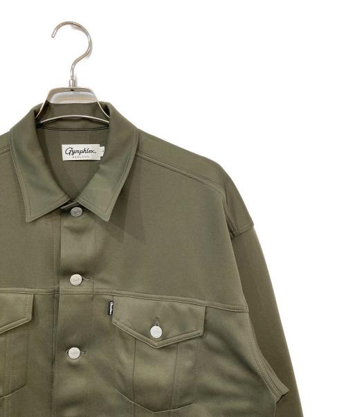 Gymphlex（ジムフレックス）Gymphlex (ジムフレックス) シャツジャケット カーキ サイズ:SIZE Lの古着・服飾アイテム