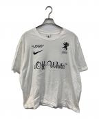 NIKE×OFFWHITEナイキ×オフホワイト）の古着「プリントTシャツ」｜ホワイト