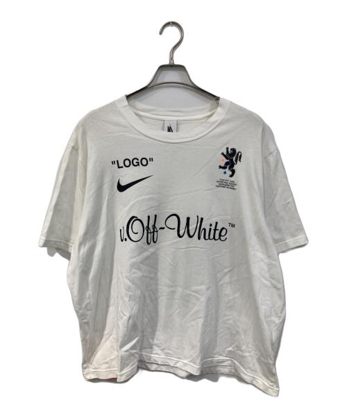 NIKE（ナイキ）NIKE (ナイキ) OFFWHITE (オフホワイト) プリントTシャツ ホワイト サイズ:SIZE Lの古着・服飾アイテム