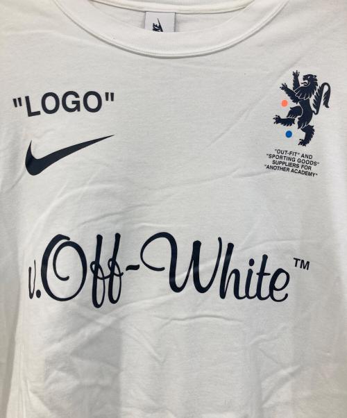 NIKE（ナイキ）NIKE (ナイキ) OFFWHITE (オフホワイト) プリントTシャツ ホワイト サイズ:SIZE Lの古着・服飾アイテム