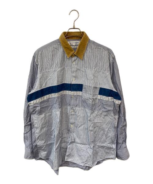 COMME des GARCONS SHIRT（コムデギャルソンシャツ）COMME des GARCONS SHIRT (コムデギャルソンシャツ) 長袖シャツ ブルー サイズ:SIZE Mの古着・服飾アイテム