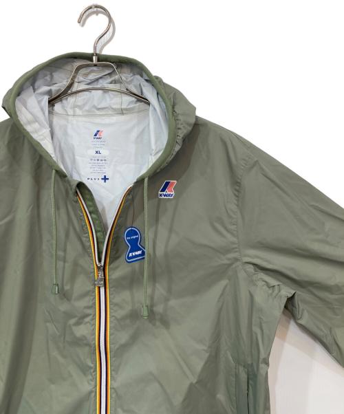 K-WAY（ケイウェイ）K-WAY (ケイウェイ) パッカブルウィンドブレーカー グリーン サイズ:XLの古着・服飾アイテム