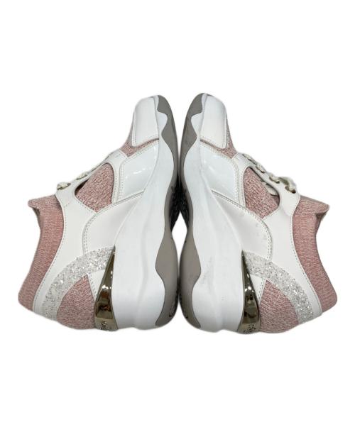 DIANA（ダイアナ）DIANA (ダイアナ) ハイカットスニーカー ホワイト×ピンク サイズ:SIZE 23.5cmの古着・服飾アイテム