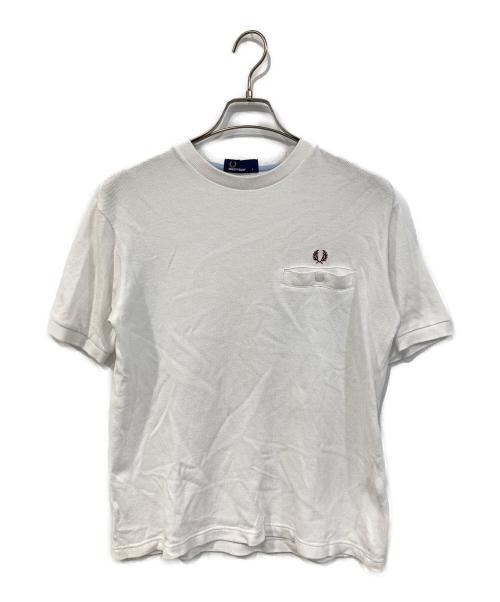 FRED PERRY（フレッドペリー）FRED PERRY (フレッドペリー) カットソー ホワイト サイズ:SIZE Sの古着・服飾アイテム