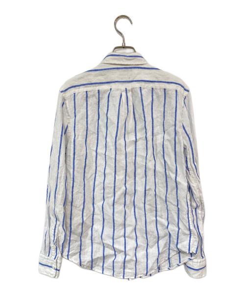 POLO RALPH LAUREN（ポロ・ラルフローレン）POLO RALPH LAUREN (ポロ・ラルフローレン) リネンシャツ ホワイト サイズ:Sの古着・服飾アイテム