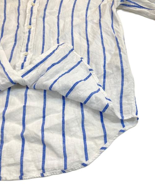 POLO RALPH LAUREN（ポロ・ラルフローレン）POLO RALPH LAUREN (ポロ・ラルフローレン) リネンシャツ ホワイト サイズ:Sの古着・服飾アイテム